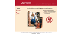 Desktop Screenshot of kupfer-kretschmer.de